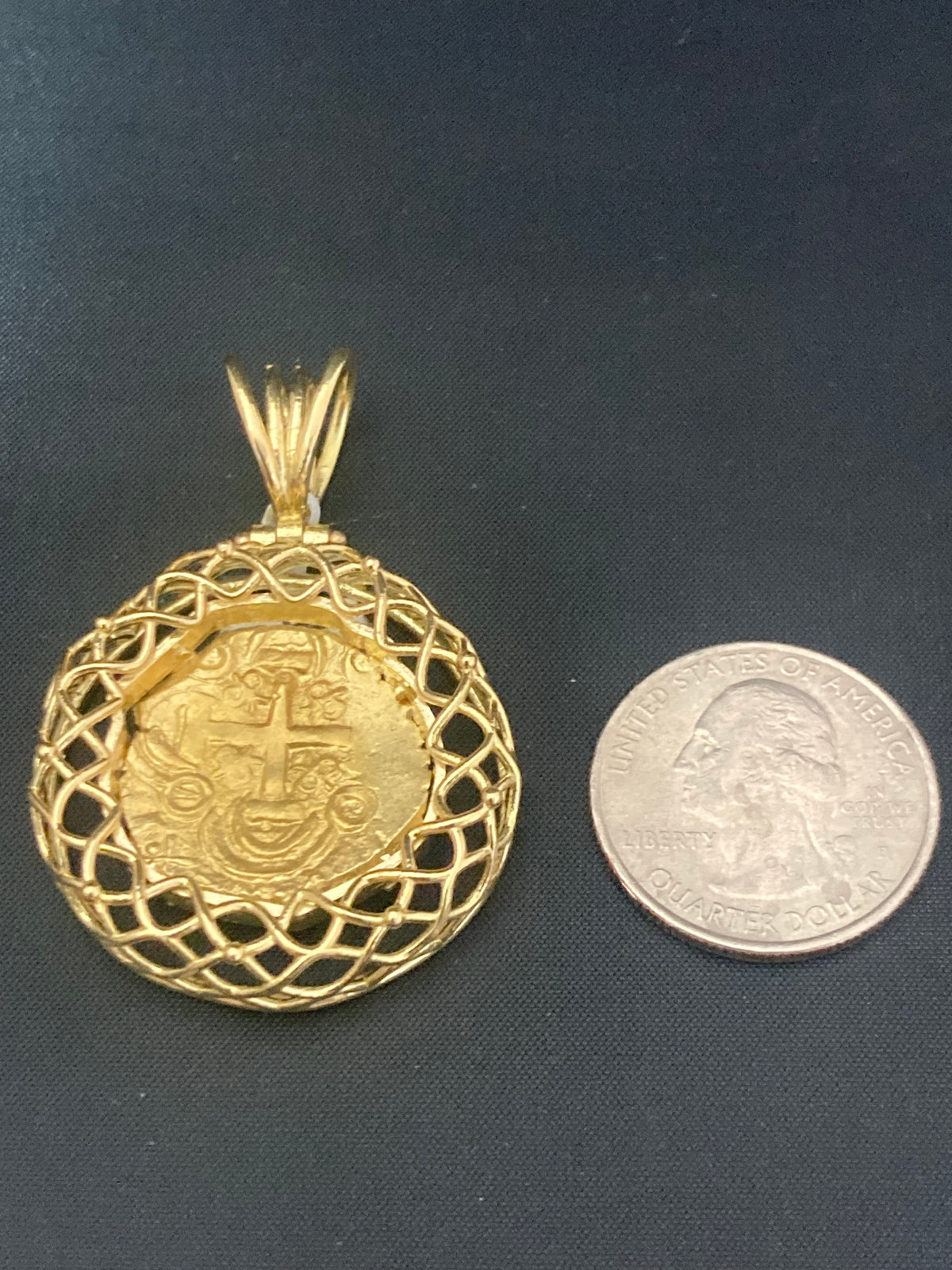 RARE Gold 2 Escudos 1715 Fleet