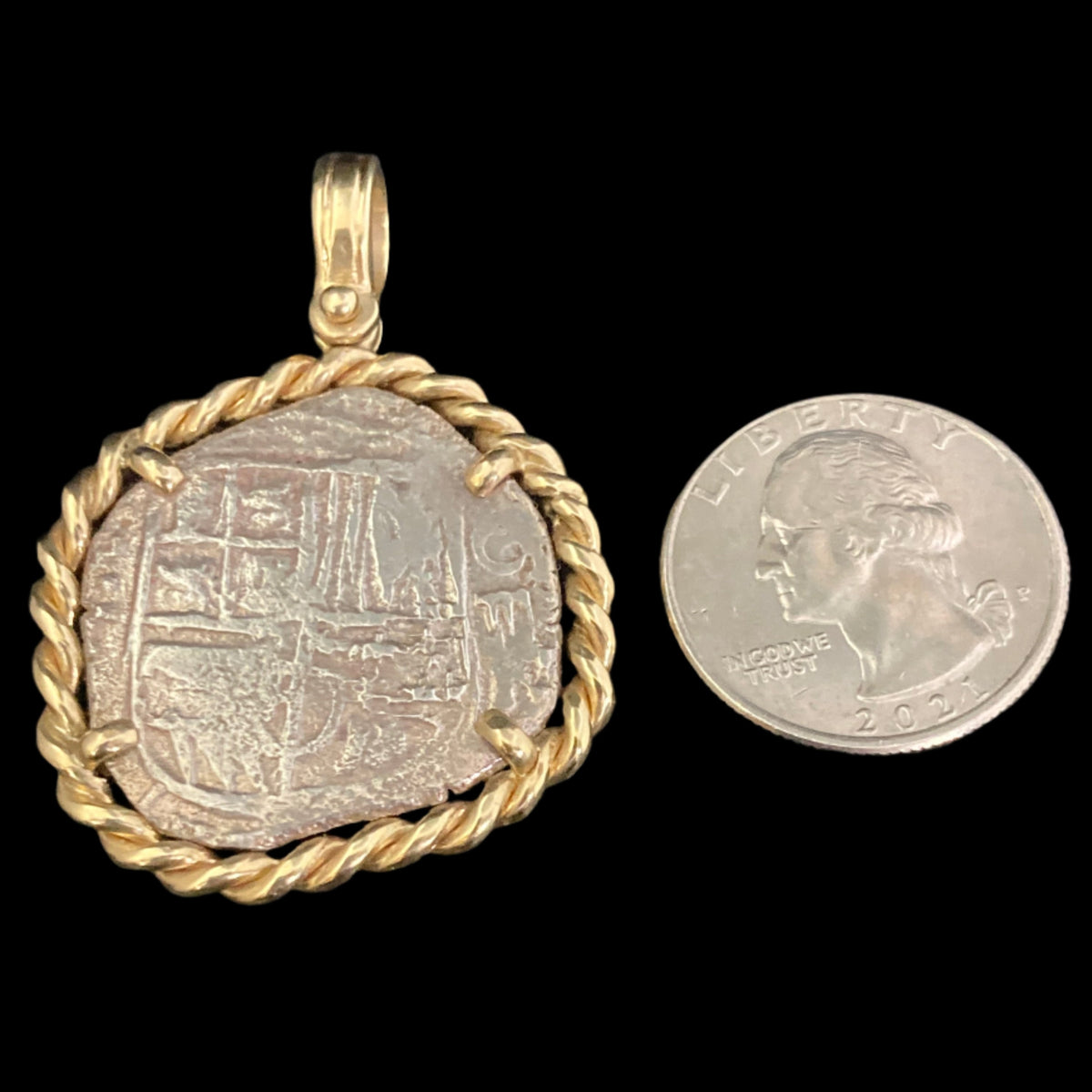 Grade 2 - 4 REALE Atocha Coin